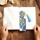 Special Shaped Drill Bookmark Tassel DIY Diamond Painting Yellow Flower Kit