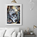 Diamond Painting Cat Full Round Drill Picture of Rhinestone DIY Drawing Kit
