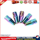5pcs Rainbow Color Bicycle Aluminum High Pressure Caps for Presta Valves Newly