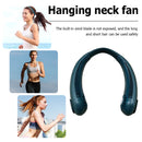 Portable Hanging Neck Fan Air Cooling Bladeless Wearable Lazy Fan (Green)