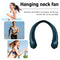 Portable Hanging Neck Fan Air Cooling Bladeless Wearable Lazy Fan (Green)