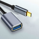 Female Converter Extension Line OTG Adapter Data Cable Type-C to USB 3.0 Cable