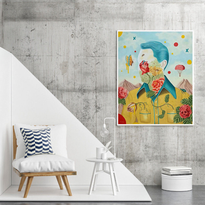 Flower Personification Oil Paint By Numbers DIY Acrylic Painting Home Decoration