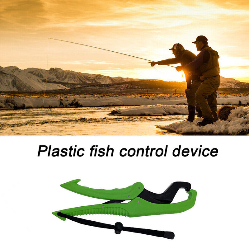 #A Fish Lip Grabber Plier ABS Plastic Fish Controller Portable Fishing Tongs Too