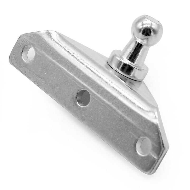 2x Zinc Plated Steel Ball Stud Brackets 10mm for Gas Prop Strut Spring RV C