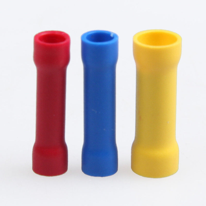 100pcs Straight Insulated Wire Rear Connector Electric Crimp Terminals E