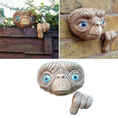 Tree Face Alien Decorative Tree Sculpture Alien Over The Wall Pendant