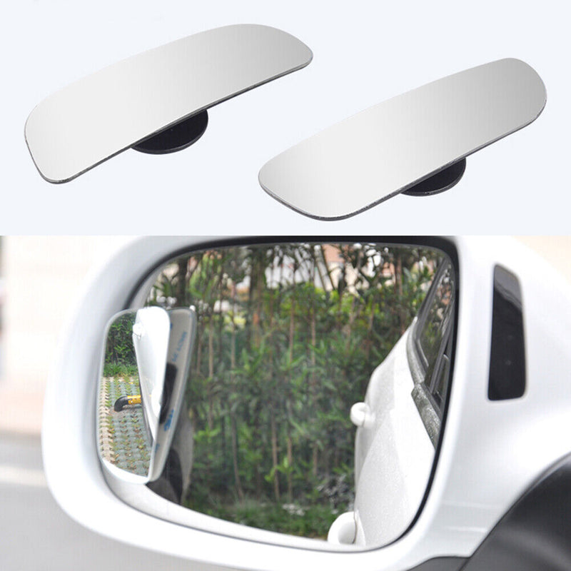 Universal Auto Wide Angle Rear View Mirror Car HD Frameless Blind Spot Mirr