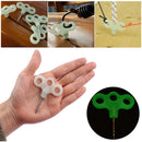 Camping Wind Rope Buckle Screw Spike Hook Luminous Ground Screws Tent Nail