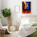 Handmade Flame Couple 5D DIY Full Round Drill Drawing Kit Diamond Painting Cr