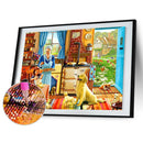 AnySell 5D DIY Full Drill Diamond Paintings Happy Family Cross Stitch Embroidery Pack