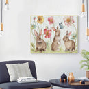 Paint By Numbers for Beginner Rabbit and Flower DIY Acrylic Painting Kit Newly