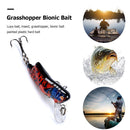 Insect Hard Lure Bass Bait Plastic Fishing Wobbler Swimbaits with Hook Tackle