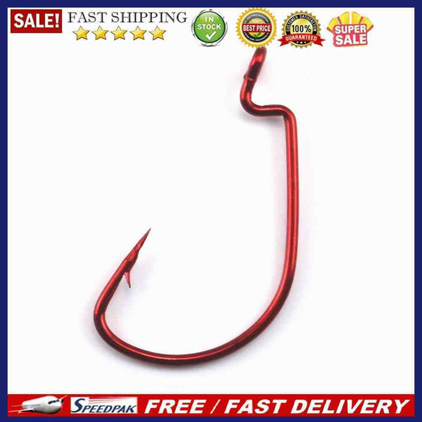 20pcs Barbed Crank Sharp Fishing Hooks Pesca for Soft Bait Tackle 2/0#