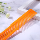 Hairdressing Carbon Anti-static Comb Wide Tooth Hair Clipper Comb (Orange) Newly