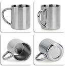 Student Stainless Steel Double Wall Mug Travel Tumbler Coffee Tea Cup