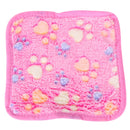 WARM Pet Blanket Touch Soft Warm Dogs Cat  Bed Blanket Mat(Red) (20x20)