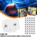 40pcs Spiders Halloween Spider Web Halloween Decorations Prop Party.