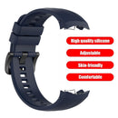 Silicone Watch Band Smart Bracelet Wrist Strap for Honor GS Pro (Blue)