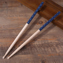 1 Pair Anti-slip 5A Music Band Maple Wood Oval Tip Drum Sticks (Blue) Newly