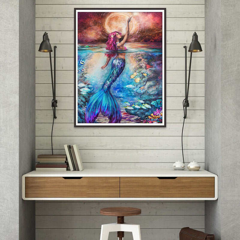 5D DIY Full Drill Diamond Painting Beauty Embroidery Craft Kits Bedroom Wall Art