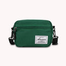 Fashion Women Canvas Patchwork Crossbody Phone Bag Mini Handbags (Green)