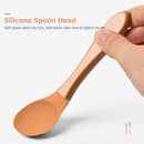 Wooden Silicone Spoon Mixing Soup Spoons Wooden Cooking Utensils Kitchenware