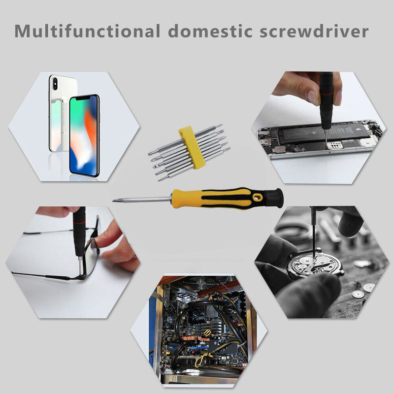 Precision Screwdriver Set 12 in 1 Magnetic Hex Screw Driver Bit Repair Tool