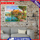 Country House Farmhouse Daily Diamond Painting Kits Full Round Drill Wall Decor
