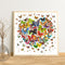 Frameless Butterfly Love Oil Paint by Numbers Kit Handpainted Artwork Handicraft