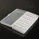 Nail Art Tip Sequin Drill Storage Box Case Organizer Empty 25 Compartments
