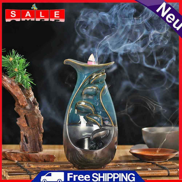 Perfume Stand Ceramic Reflux Incense Burner Sandalwood Aromatherapy Home Art