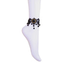 Sexy Women Ankle Chain Bracelet Summer Beach Black Lace Foot Jewelry(15)