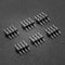 10pcs Male Connector Pin Needle for LED Strip(4Pin RGB3528/5050)(Black) Newly