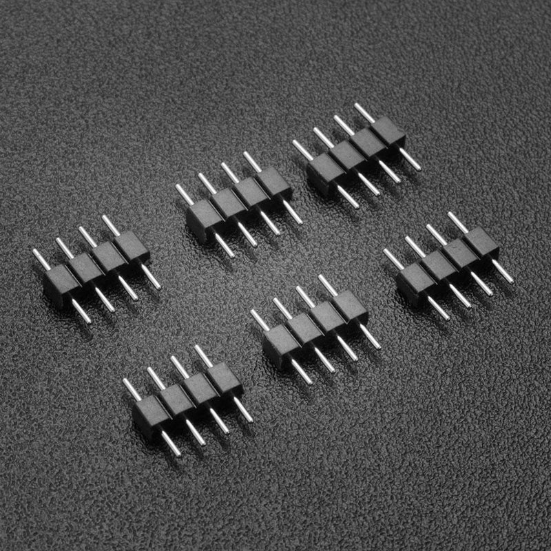 10pcs Male Connector Pin Needle for LED Strip(4Pin RGB3528/5050)(Black) Newly