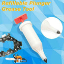 Chainsaw Grease Gun Extends Bar & Chain Life Refillable N Plunger F6K3 21ml J8Y1