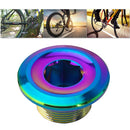 M18 Mountain Bike Hollow Crank Cap Colorful Bicycle Crankset Chainwheel Cover