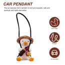 Swinging Duck Car Rearview Decor Car Mirror Cartoon Pendant (Cola) Newly