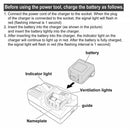 Cable Adaptor UC18YSFL Battery Charger For Hitachi 14.4V 18V Li-ion Battery