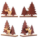 Gift Wooden Assembled Elk Ornaments Elk Pendant Elk Craft Wooden Elk Tree