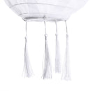 Solar LED Lantern Waterproof Round Tree Hanging Garden Festival Light (B)