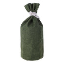 Cute Snowman Christmas Red Wine Bottle Cover Bag Table Dinner Decor (Green)