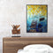 Frameless Oil Paint By Numbers Riverside Boat DIY Canvas Picture Craft Kit