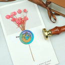 #A Retro Mountain Sealing Wax Stamp Head for Gift Packaging Decor Replace Head
