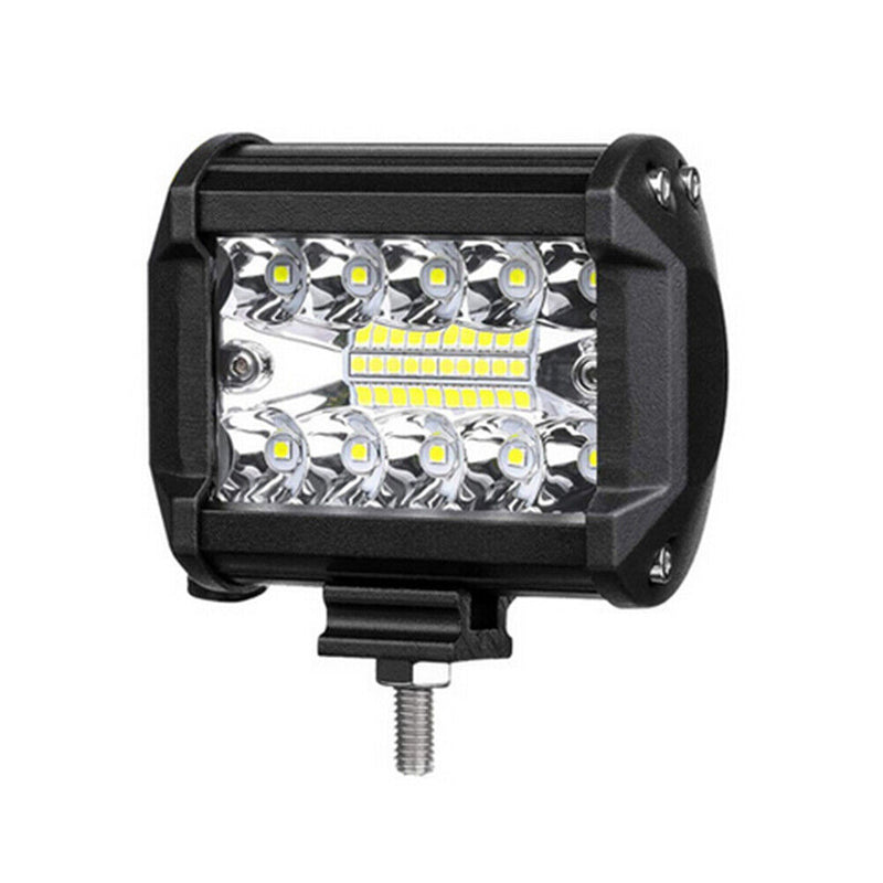 2pcs 12V 24V LED Bar 4 Inch 60W 20LED Spot Flood Combo LED Work Light Lamp Newly