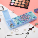 DIY Mandala Special Shaped Diamond Painting 2 Grids Student Pencil Case Box Gift
