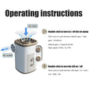 Portable Air Pump Wireless Electric Air Pump with LED Light Rechargeable Battery