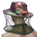 Camouflage Mosquitoes Net Fishing Hat Bee keeping Insects Prevention Cap Newly