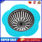 Flower Sink Strainer Kitchen Drain Filter Bathroom Drainage Hair Trap(Blue)