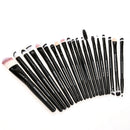 20pcs Eye Brushes Set Eyeshadow Foundation Brush Makeup Tools (Black)